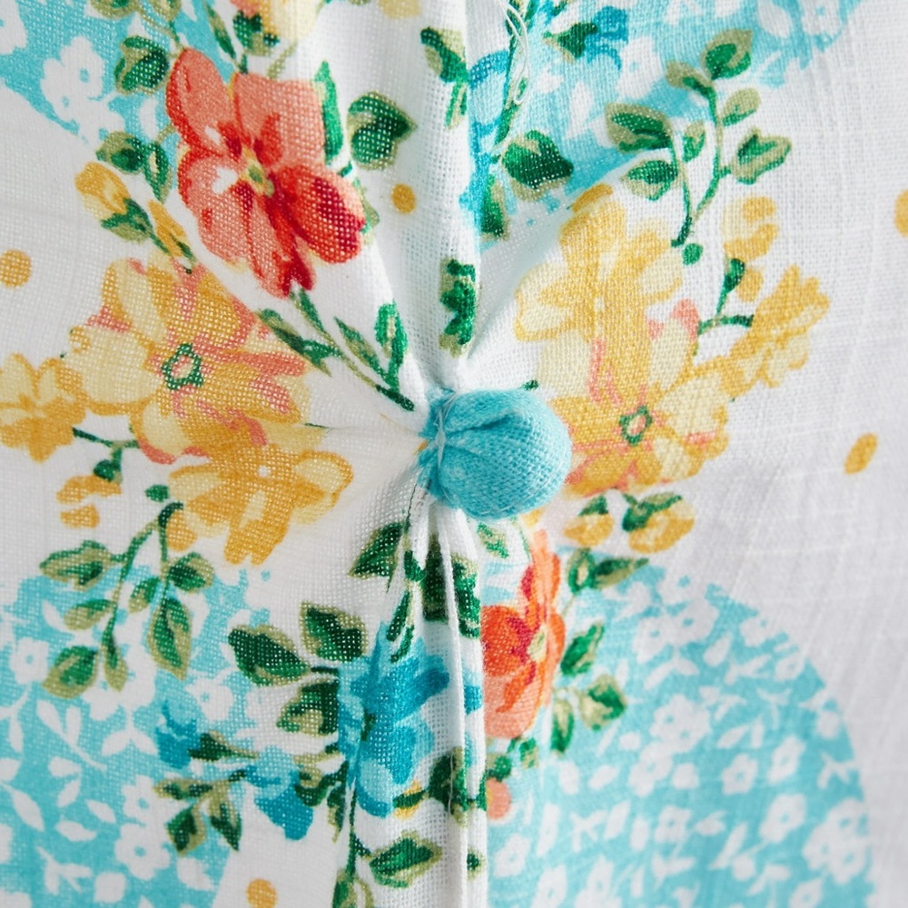 The Pioneer Woman Vintage Floral Cotton Shower Curtain, 72" NEW - Picture 3 of 7